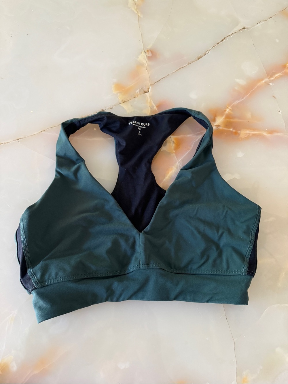 Year of Ours Deep Teal Racerback Bralette
